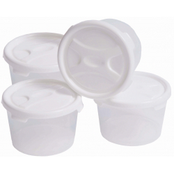 Wham Handy Pots Food Storage Set White - Pack 4 - STX-307551 