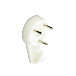 Securit Hard Wall Picture Hooks White (3) - 30mm - STX-308740 