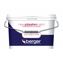 Berger New Plaster Paint Matt 10L - Pure Brilliant White - STX-309436 