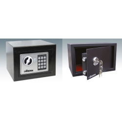 Cathedral Electronic Locking Safe - Black Interior dimensions 225mm x 162mm x 195mm Weight 4kg - STX-312166 