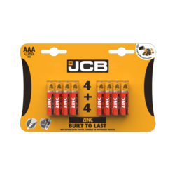 JCB Zinc Batteries - AAA - STX-313368 