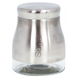 Sabichi Stainless Steel Sugar Jar - Stainless Steel - STX-313471 