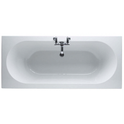 Trojan Cascade 1700 x 700mm No Tap Hole Twin End Bath - White - STX-314217 