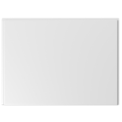 Trojan Supastyle Bath End Panel - 700mm x 2mm White - STX-314909 