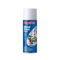 SupaDec Metal Spray Paint - 400ml Gloss White - STX-315682 