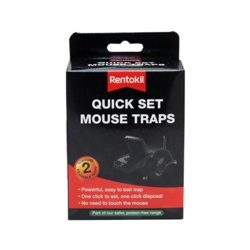 Rentokil Quick Set Mouse Traps - Twin Pack - STX-316106 