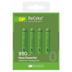 GP Rechargeable Batteries Pack 4 - AAA 950 NiMH - STX-316414 