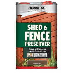 Ronseal Shed & Fence Preserver 5L - Black - STX-316848 