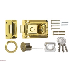 ERA Traditional Nightlatch Brass Effect Body - Brass Effect 60mm - STX-316978 