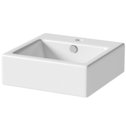 SP Cloakroom Collection Square Counter Top Basin - W - 470mm H - 160mm D - 470mm - STX-317653 