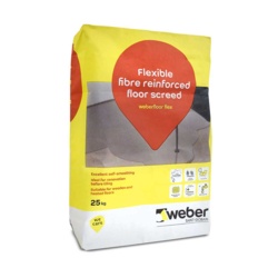 Weber Flexible Floor Levelling Compound 25kg - Grey - STX-317904 