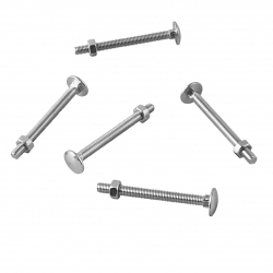 SupaTool Carriage Bolt Zinc Plated - M6 x 65 - STX-318039 