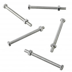 SupaTool Hex Bolt Zinc Plated - M8 x 100 - STX-318045 