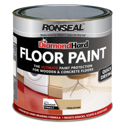 Ronseal Diamond Hard Floor Paint 2.5L - Pebble - STX-318231 