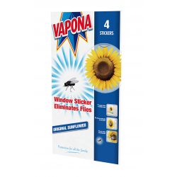 Vapona Ant-Fly Window Sticker - Sunflower Pack of 4 - STX-318251 