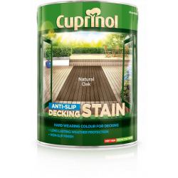 Cuprinol Anti Slip Decking Stain 5L - Natural - STX-319267 