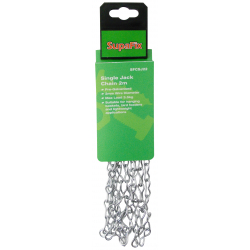 SupaFix Single Jack Chain 2m - Pre-galvanised 2mm - STX-319643 