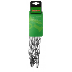 SupaFix Welded Link Chain 2.5m - Steel Bright Zinc Plated 2.5x24mm - STX-319652 