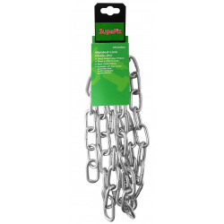 SupaFix Welded Link Chain 2m - Steel Bright Zinc Plated 6x33mm - STX-319662 