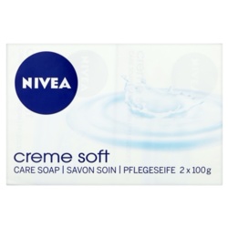 Nivea Cre¿me Soft Soap - Twin Pack 100gm - STX-320274 