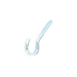 Securit Screw Hooks Zinc Plated (3) - 60mm - STX-322519 