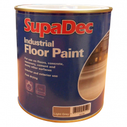 SupaDec Industrial Floor Paint 1L - Light Grey - STX-323164 