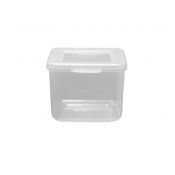 Beaufort Food Container Square Hinged Lid - 300ml Clear - STX-328561 
