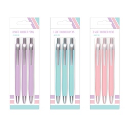 IG Design 3 Barrel Pens - Pastel - STX-329128 