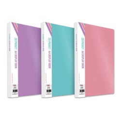IG Design A4 Display Book Pastel - 20 Pocket - STX-329166 