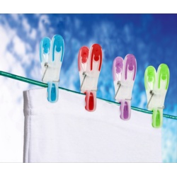 SupaHome Soft Grip Plastic Clothes Pegs - Pack 20 - STX-329746 