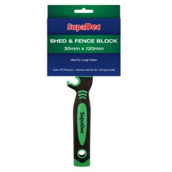 SupaDec Shed And Fence Block Brush - 30mm x 120mm - STX-329843 