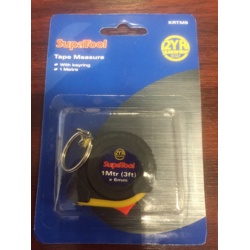 SupaTool Mini Tape Measure With Keyring - 1m - STX-329853 