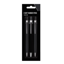 IG Design 3 Barrel Pens - Black/Grey - STX-329882 