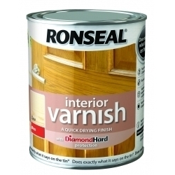 Ronseal Interior Varnish Gloss 250ml - Clear - STX-330072 