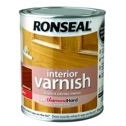 Ronseal Interior Varnish Gloss 250ml - Medium Oak - STX-330083 