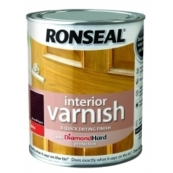 Ronseal Interior Varnish Gloss 750ml - Deep Mahogany - STX-330093 