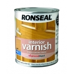 Ronseal Interior Varnish Satin 250ml - Ash - STX-330102 