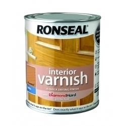 Ronseal Interior Varnish Satin 250ml - Pearwood - STX-330104 
