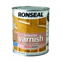 Ronseal Interior Varnish Satin 250ml - Birch - STX-330106 