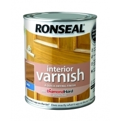 Ronseal Interior Varnish Satin 250ml - French Oak - STX-330107 