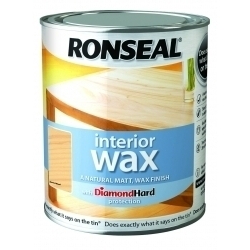 Ronseal Interior Wax Matt 750ml - Almond Wood - STX-330141 