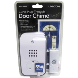 Uni-Com Curve Plug Through Door Chime - STX-330212 