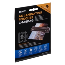 Texet Laminating Pouches A6 - Pack of 25 - STX-330887 