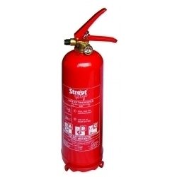 Streetwize ABC Fire Extinguisher With Gauge - 1kg - STX-331480 