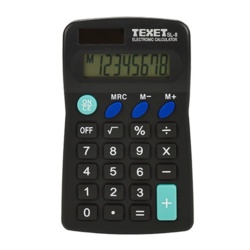 Texet Black Pocket Calculator - STX-331680 