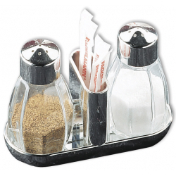 Fackelmann Salt & Pepper Set With Toothpick Holder - 45ml - STX-331853 