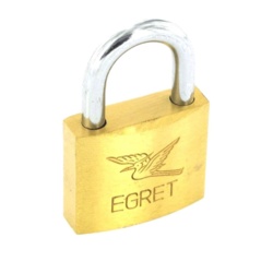 Securit Egret Brass Padlock Boxed - 40mm - STX-332719 