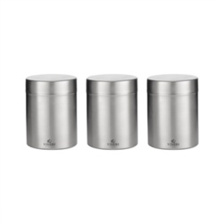 Viners Everyday Stainless Steel Jars - Sleeve of 3 - STX-332753 