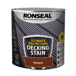 Ronseal Ultimate Protection Decking Stain 2.5L - Mahogany - STX-334540 