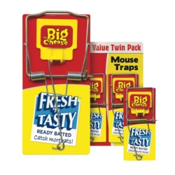The Big Cheese Fresh Baited Rat Trap - Single - STX-337817 